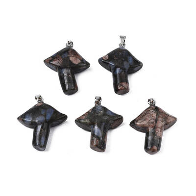 Natural Glaucophane Pendants