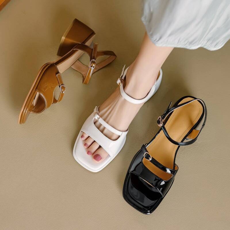 CHIKO Karalyn Open Toe Block Heels Heeled Sandals