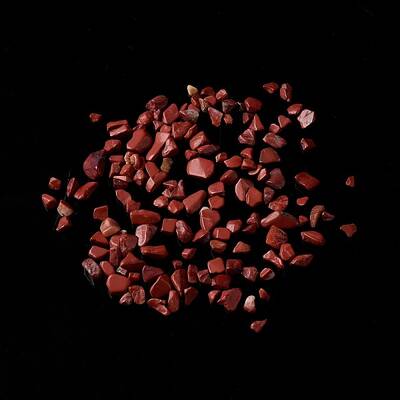 Natural Red Jasper Chip Beads