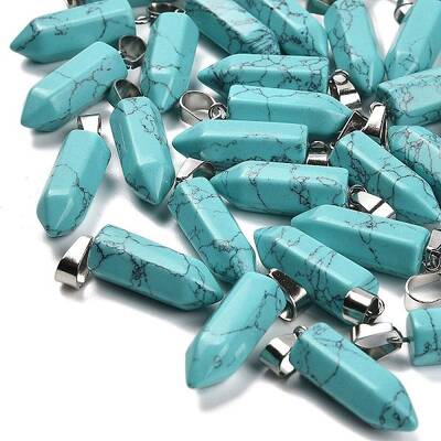 Synthetic Turquoise Pendants