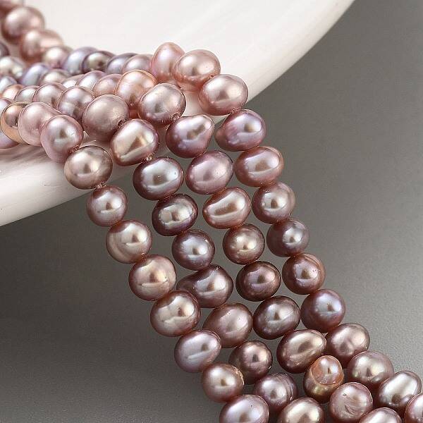 Natural Cultured Freshwater Pearl Beads Strands