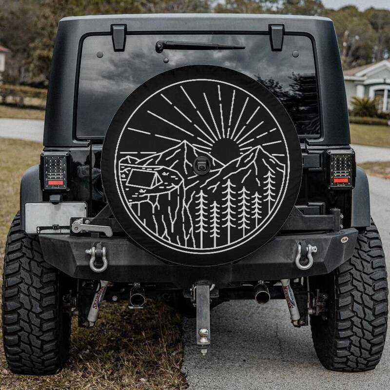 Mountains Spare Tire Cover