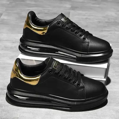 Men's Fashion Patchwork Lace Up Running ShoesCasual Comfortable Breathable Sports Shoes, CasualShoes, Trending Sneakers, Gym ...