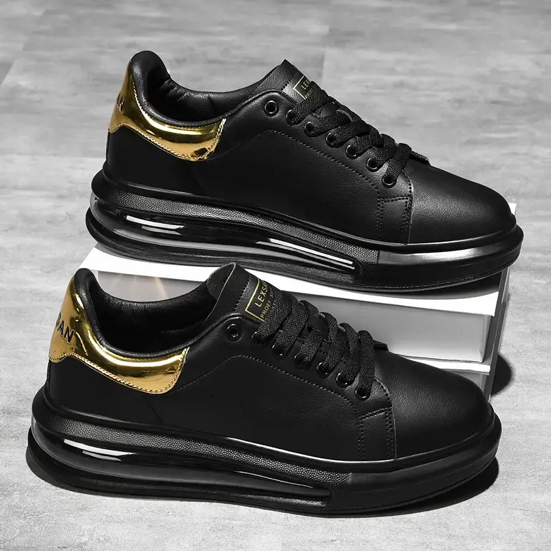 Men's Fashion Patchwork Lace Up Running ShoesCasual Comfortable Breathable Sports Shoes, CasualShoes, Trending Sneakers, Gym ...