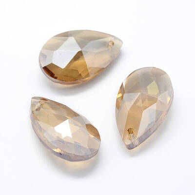 Faceted Glass Pendants