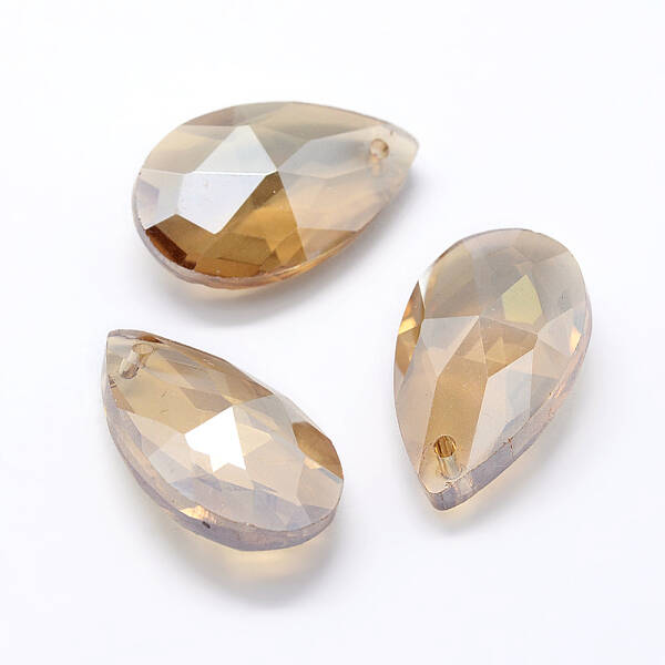 Faceted Glass Pendants