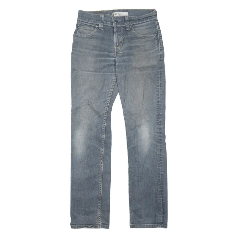 LEVI'S 511 Jeans Blue Denim Slim Straight Mens W30 L32
