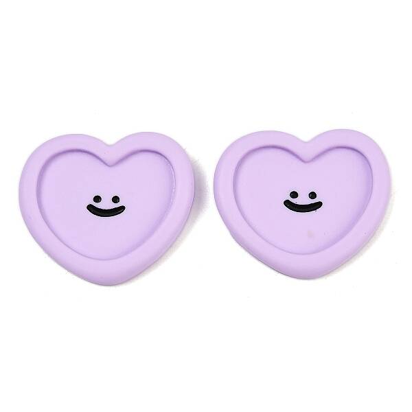 Smiley Face Resin Cabochons