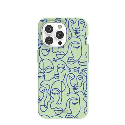 Sage Green Inner Soul iPhone 14 Pro Case