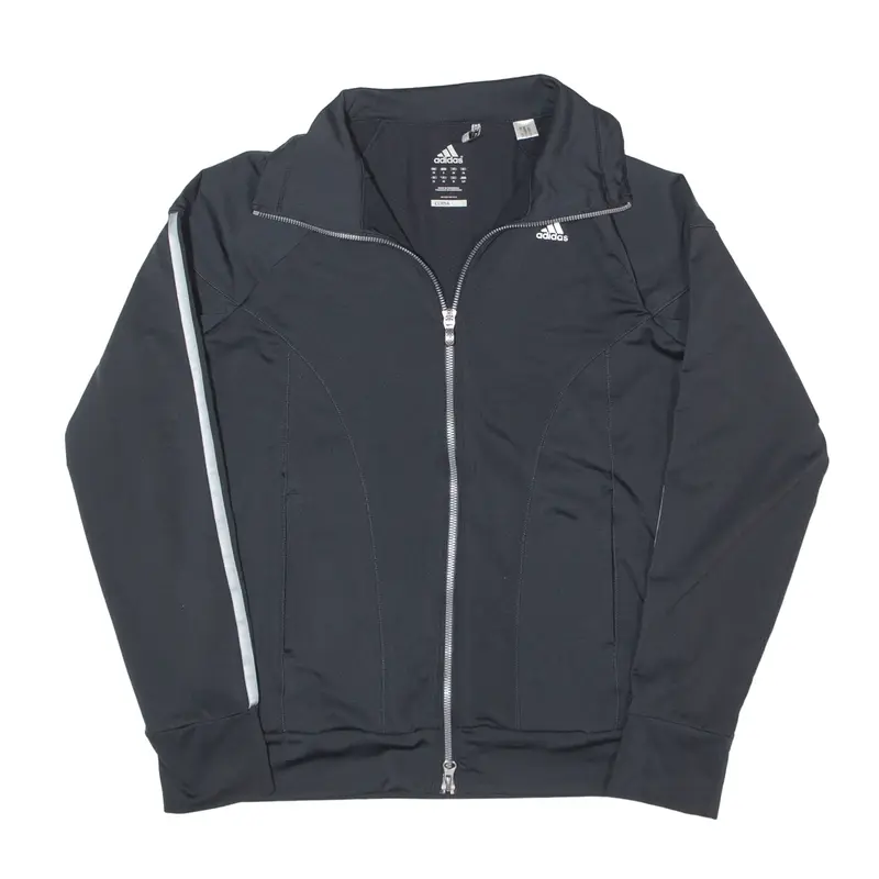 ADIDAS Track Jacket Grey Womens UK 10