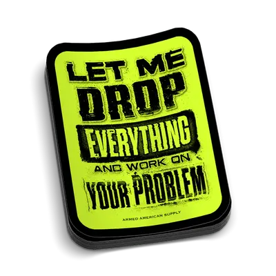 Drop Everything Hard Hat Decal