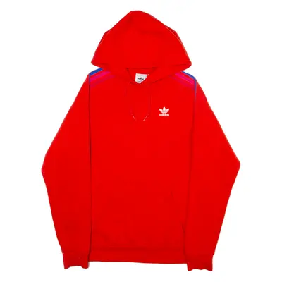 ADIDAS ORIGINALS Mens Red Hoodie S