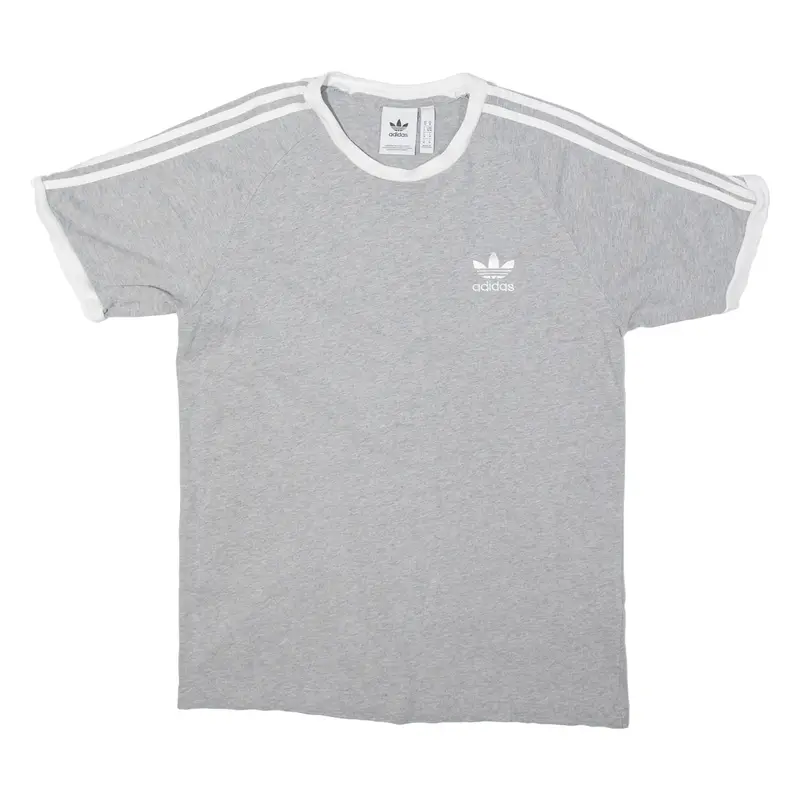 ADIDAS Mens T-Shirt Grey M