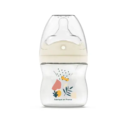 Dodie Bottle with multi-perforated anti-colic teat - +6 months - 3 servings - Nature Terracotta 330ml