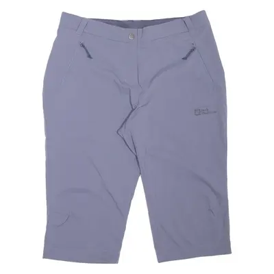 JACK WOLFSKIN Outdoor Womens Casual Shorts Blue UK 12 W30