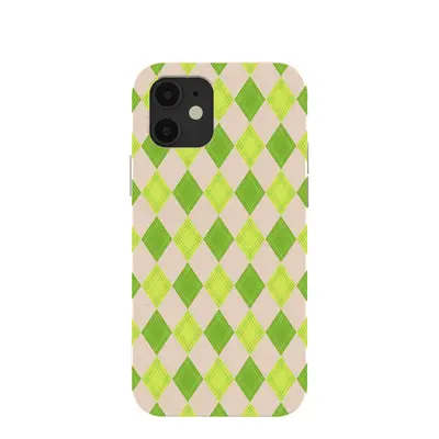 Seashell Argyle iPhone 12/ iPhone 12 Pro Case