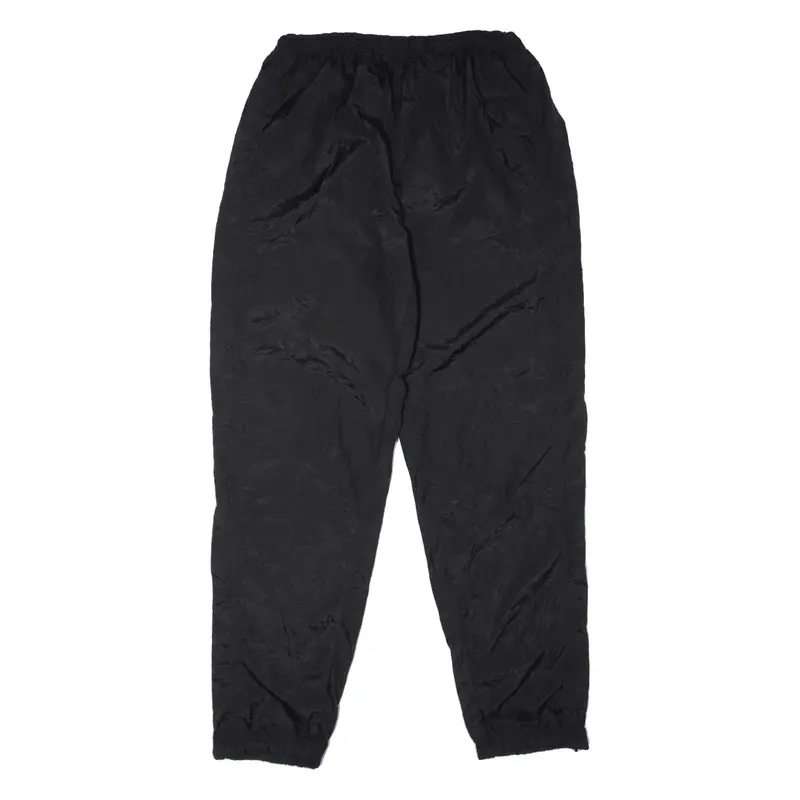 REEBOK Track Pants Black Nylon Tapered Mens L W30 L32