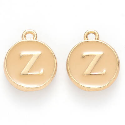 Golden Plated Alloy Enamel Charms