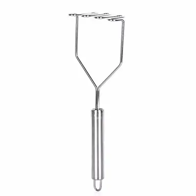 Stainless Steel Potato Masher, 1 Piece Kitchen Potato Masher With Handle, Household Manual Potato Masher, Practical Kitchen G...