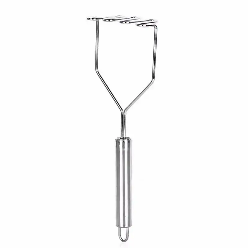 Stainless Steel Potato Masher, 1 Piece Kitchen Potato Masher With Handle, Household Manual Potato Masher, Practical Kitchen G...
