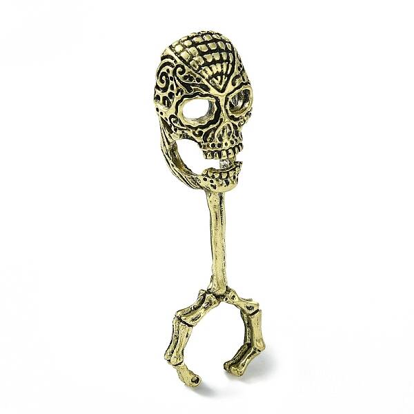 Skull Alloy Cigarette Holder Ring