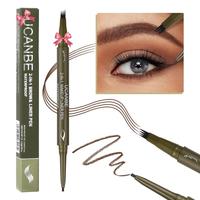 UCANBE Eyebrow Pen, Dual-Ended Eyebrow Pencil with 4-Fork-Tip & Gel Eyeliner for Women, Eye Brow Pen with Gel Eyeliner Pencil...
