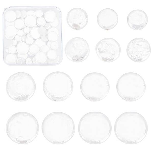 60Pcs 4 Style Shell Pearl Beads