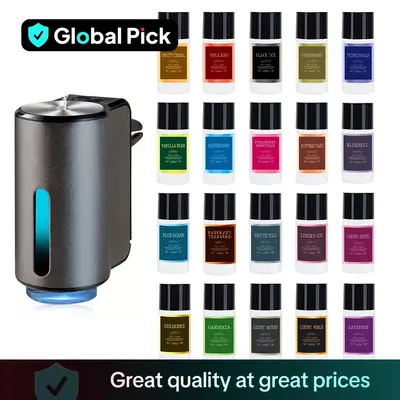Car Air Freshener, Rechargeable Car Aroma Diffuser Machine with Essential Oil, Car Air Freshener Machine, Car Interior Decor...