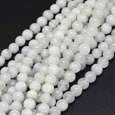Natural Rainbow Moonstone Beads Strands