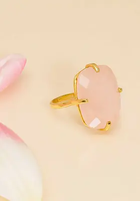 Ring  S21bgrs Pink-Quartz | Color: PINK QUARTZ | Size: U