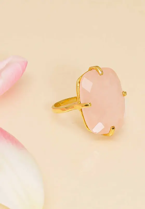 Ring  S21bgrs Pink-Quartz | Color: PINK QUARTZ | Size: U