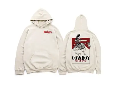 MARLBORO Cowboy Killer Hoodie,2 side-Crewneck GIldan T-shirt, Cowboy Killer Shirt, Unisex SweatShirt