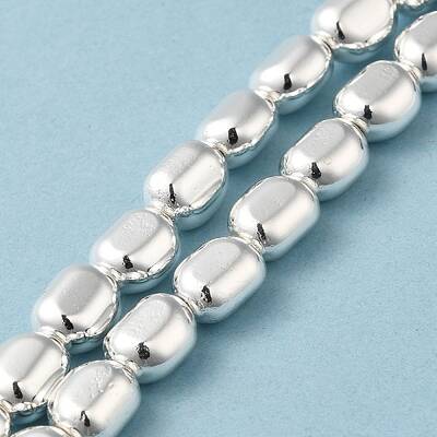 Electroplated Synthetic Non-magnetic Hematite Beads Strands