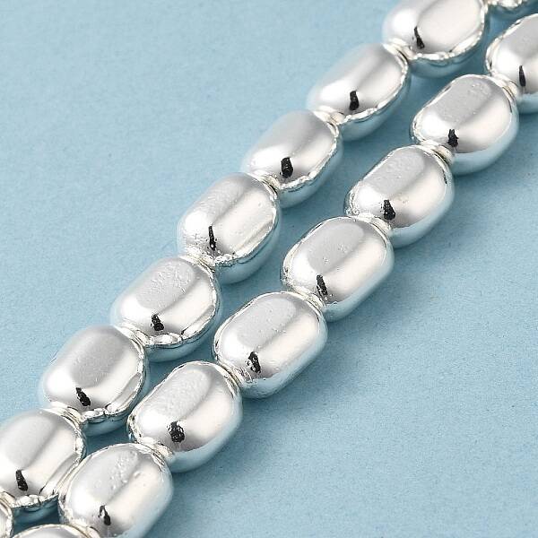 Electroplated Synthetic Non-magnetic Hematite Beads Strands