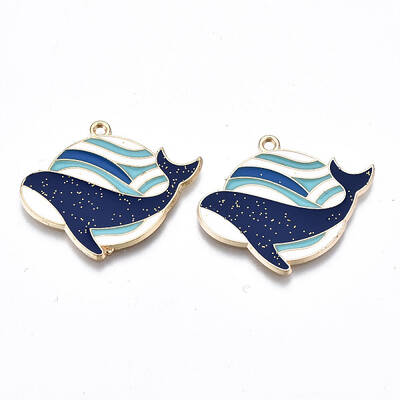Eco-Friendly Alloy Enamel Pendants