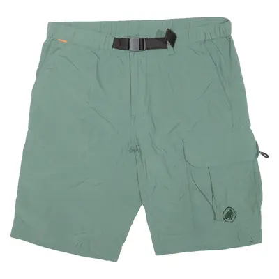 MAMMUT Mens Cargo Shorts Green L W32