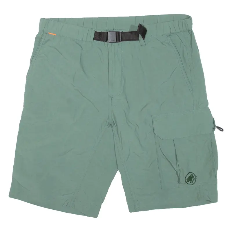 MAMMUT Mens Cargo Shorts Green L W32