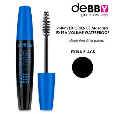 DEBBY volum'EXPERIENCE BLACK WATERPROOF Mascara