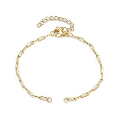 Brass Paperclip Chains Bracelet Makings