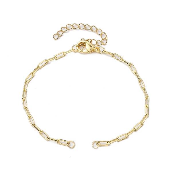 Brass Paperclip Chains Bracelet Makings