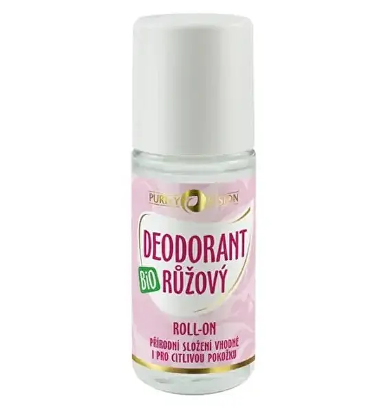 Purity Vision Deodorante Roll-On Rosa Biologico 50 Ml