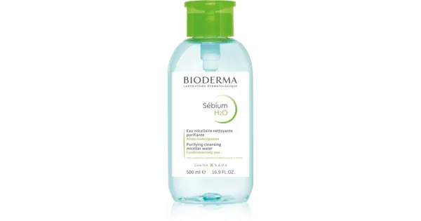 Cleansing water for oily skin Sébium H2O (Micellaire Solution) - Volume: 500 ml with pump