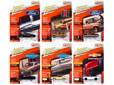 Classic Gold Collection 2022 Set B of 6 Cars Release 1 1/64 Diecast Model Cars by Johnny Lightning