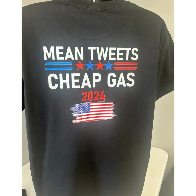 Pocket T. MEAN TWEETS CHEAP GAS 2024 TRUMP