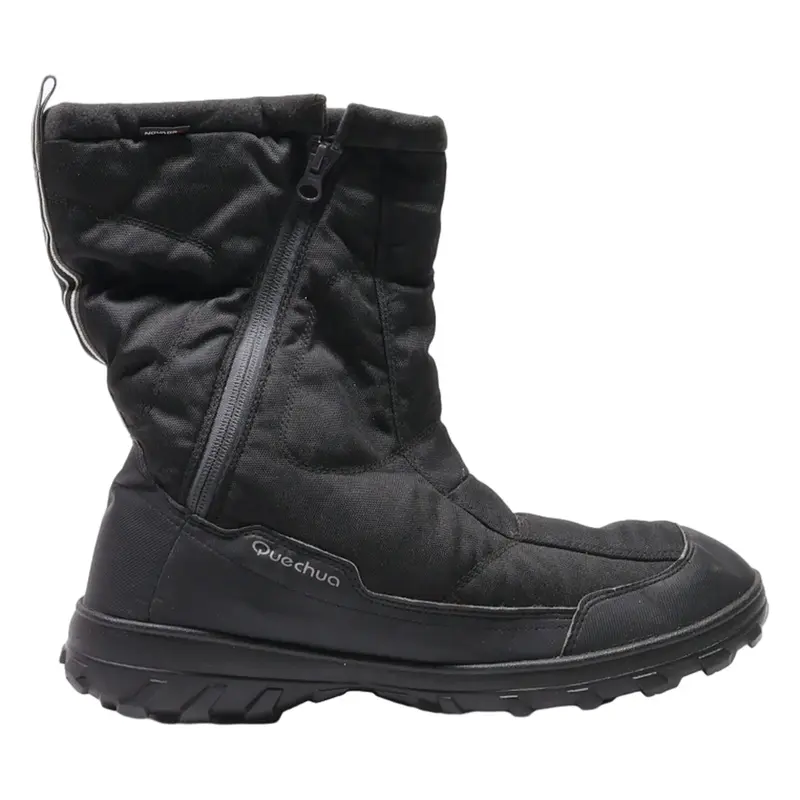 QUECHUA Snow Boots Black Synthetic Mens UK 11