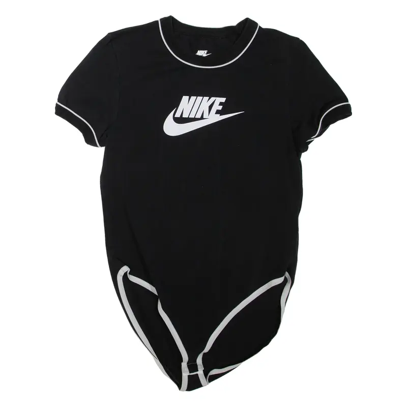 NIKE Womens Bodysuit Black L