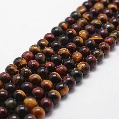 Natural Tiger Eye Bead Strands