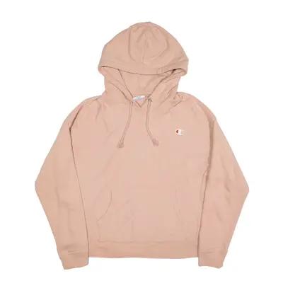 CHAMPION Reverse Weave Hoodie Pink Pullover Womens L