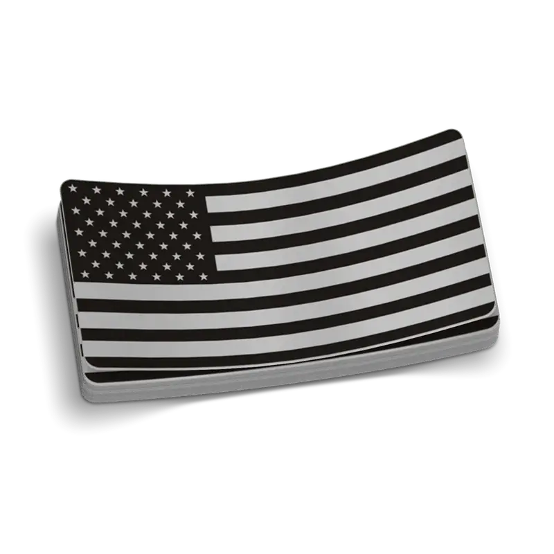 Ghost Flag Hard Hat Decal