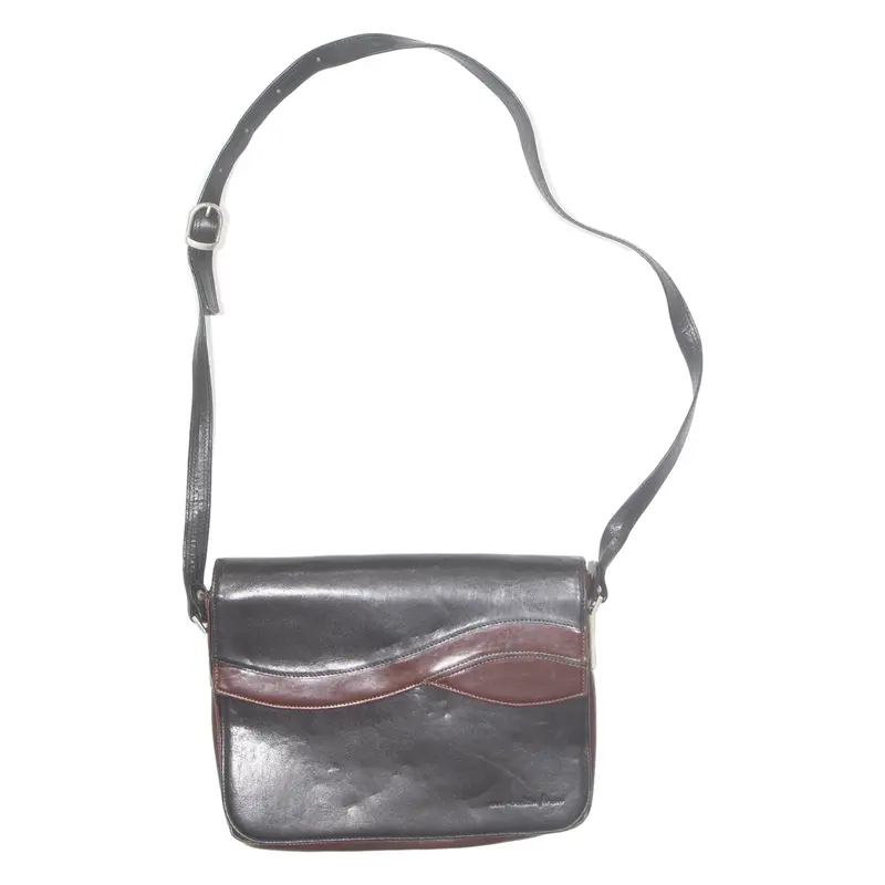 ANNO Womens Crossbody Bag Brown Leather